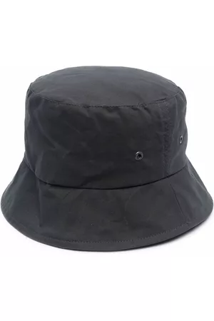MACKINTOSH Hats - Waxed cotton bucket hat - Grey