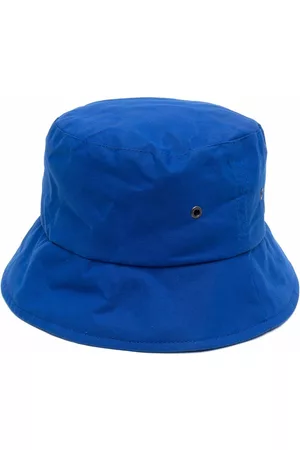 MACKINTOSH Hats - Waxed bucket hat - Blue