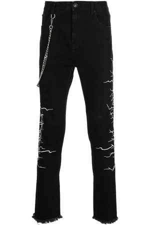 HACULLA Chain-link slim-fit jeans