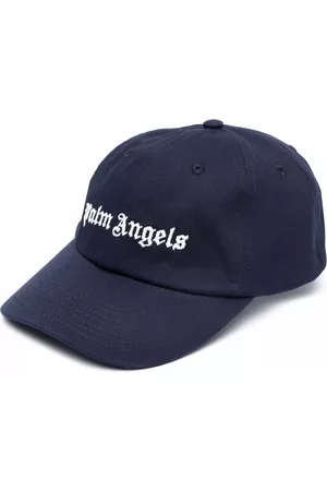Palm Angels Logo-embroidered baseball cap - Blue