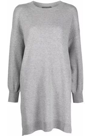 Alberta Ferretti Women Casual Dresses - Loose fit jumper dress - Grey