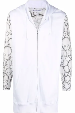 Comme des Garçons Graphic-print zip-up hoodie