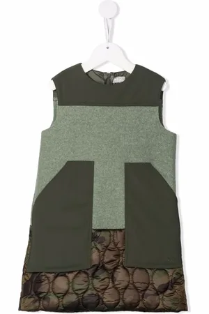 Il gufo Sleeveless patchwork dress
