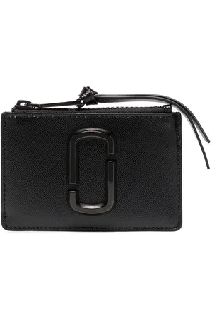 Marc Jacobs The Snapshot Dtm White Black Card Holder - Ferraris