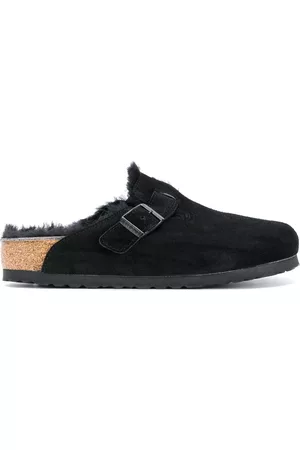Birkenstock Shearling lined slippers - Black