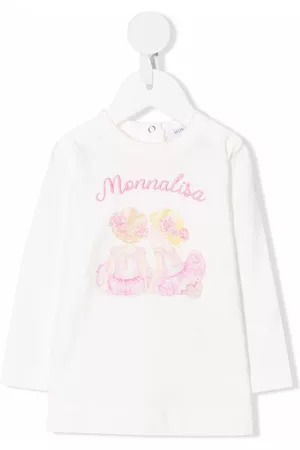 MONNALISA Graphic-print cotton T-shirt - White