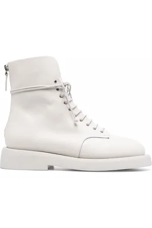 MARSÈLL Lace-up leather ankle boots