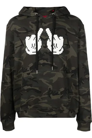 MOSTLY HEARD RARELY SEEN Double F-print cotton hoodie