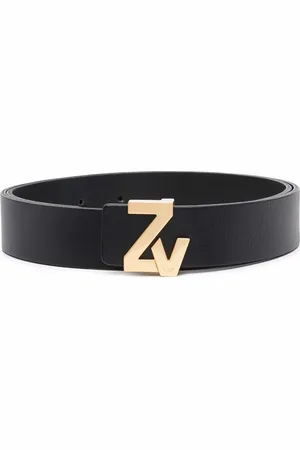 Zadig & Voltaire Logo bucklet belt