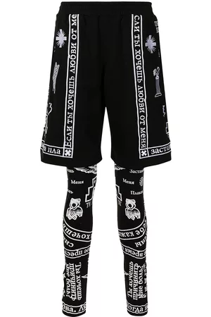 KTZ Sports Shorts - Church-print legging shorts - Black