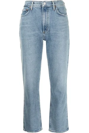 AGOLDE Straight-leg ankle-length jeans