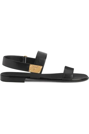 Giuseppe Zanotti Shaun logo-plaque sandals