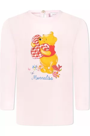 MONNALISA Winnie the Pooh logo top - Pink