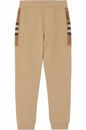 Burberry Check-pattern track pants