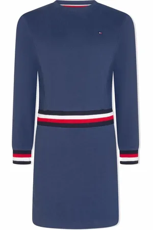 Tommy Hilfiger Logo-striped jumper dress