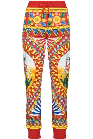 Dolce & Gabbana Caretto print jogging trousers