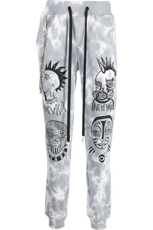 HACULLA Tie dye-print drawstring track pants