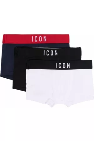 Dsquared2 Icon three-pack boxers - Blue