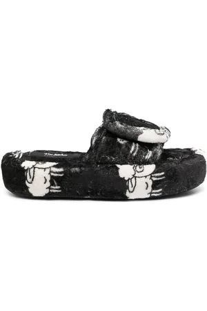 DUOltd Sheep-pattern terry slipper