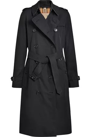 Burberry Kensington Heritage long trench coat - Black