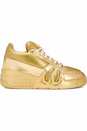 Giuseppe Zanotti Talon metallic mid-top sneakers