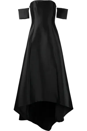 Sachin & Babi Agyness Hi-Lo strapless gown