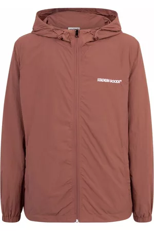 STADIUM GOODS® Sports Jackets - Logo-print "Clay" track jacket - Brown