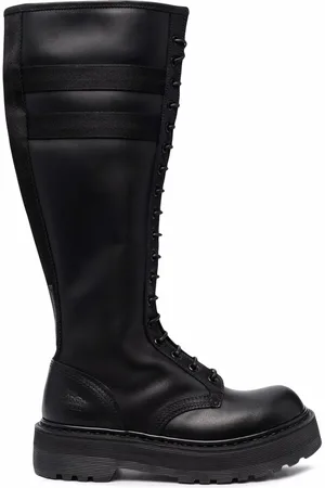 Premiata Striped knee-high boots