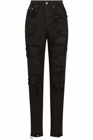 Dolce & Gabbana Distressed boyfriend jeans