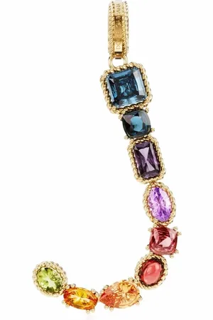 Dolce & Gabbana Rainbow Alphabet J 18kt yellow pendant