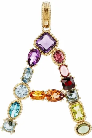 Dolce & Gabbana 18kt yellow A initial pendant