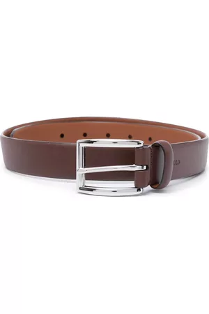Ralph Lauren Men Belts - Engraved-logo belt - Brown