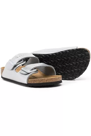 Birkenstock Arizona suede sandals - Silver