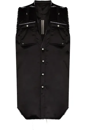 Rick Owens Outershirt unfinished gilet