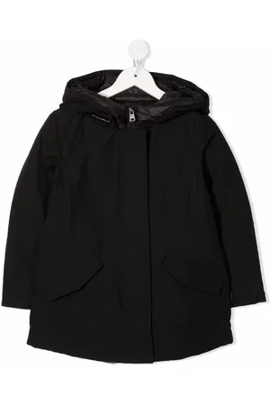 Woolrich Hooded feather-down cotton-blend coat