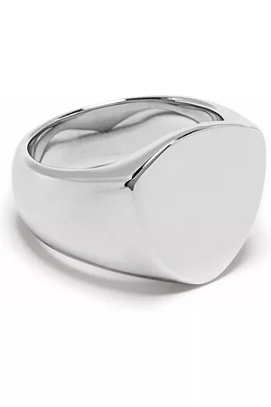 TOM WOOD Shield polished signet ring - Silver