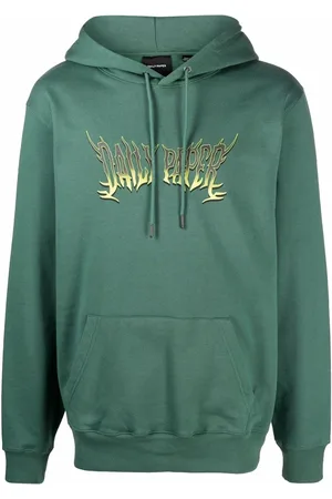 Daily paper Logo-print cotton hoodie