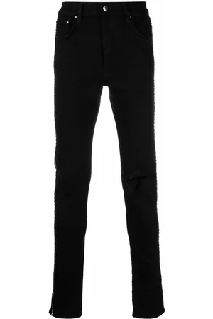 AMIRI Men Slim Jeans - Ripped-detail jeans - Black