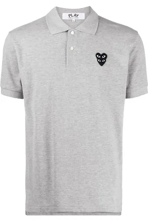Comme des Garçons Double heart polo shirt