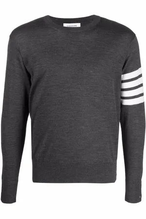 Thom Browne 4-Bar crew-neck jumper