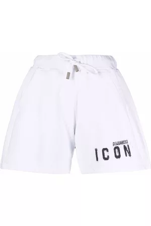 Dsquared2 Women Shorts - Icon logo print track shorts - White