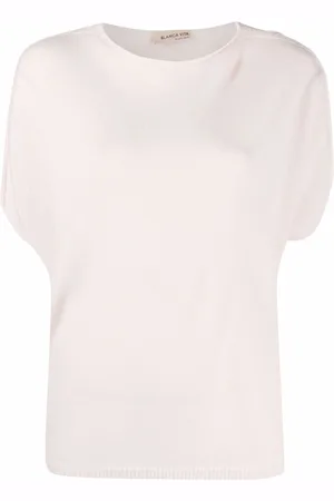BLANCA Fine-knit T-shirt