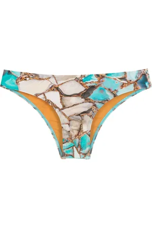 Lygia & Nanny Waikiki marble-print pants