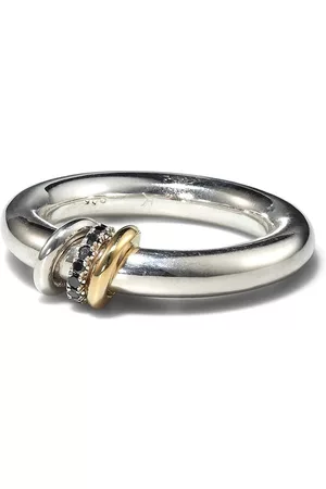 SPINELLI KILCOLLIN Men White Gold Rings - 18K white gold Sirius Max diamond ring - Silver