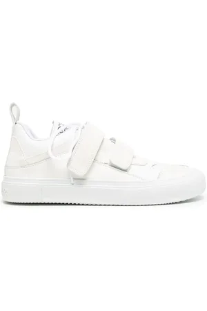 MARCELO BURLON Logo-print low-top leather sneakers