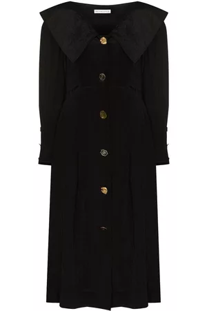 REJINA PYO Women Casual Dresses - Milo oversized-collar midi dress - Black
