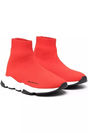 Balenciaga Boys Sock Sneakers - Speed sock sneakers - Red
