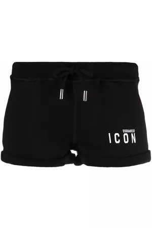 Dsquared2 Women Shorts - Icon cotton shorts - Black