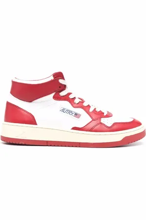Autry Panelled high-top sneakers