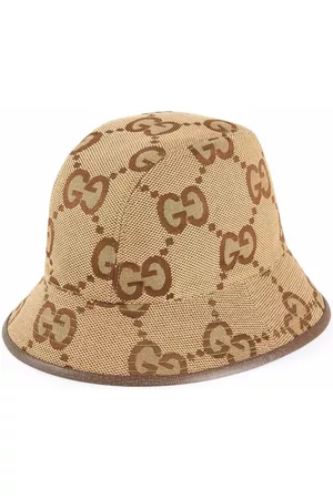 Gucci Men Hats - GG Supreme bucket hat - Neutrals